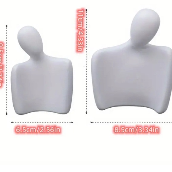 Lovely Couple Statue White Resin Gift Valentine’s Day Modern ❤️💕❤️ - Picture 7 of 7